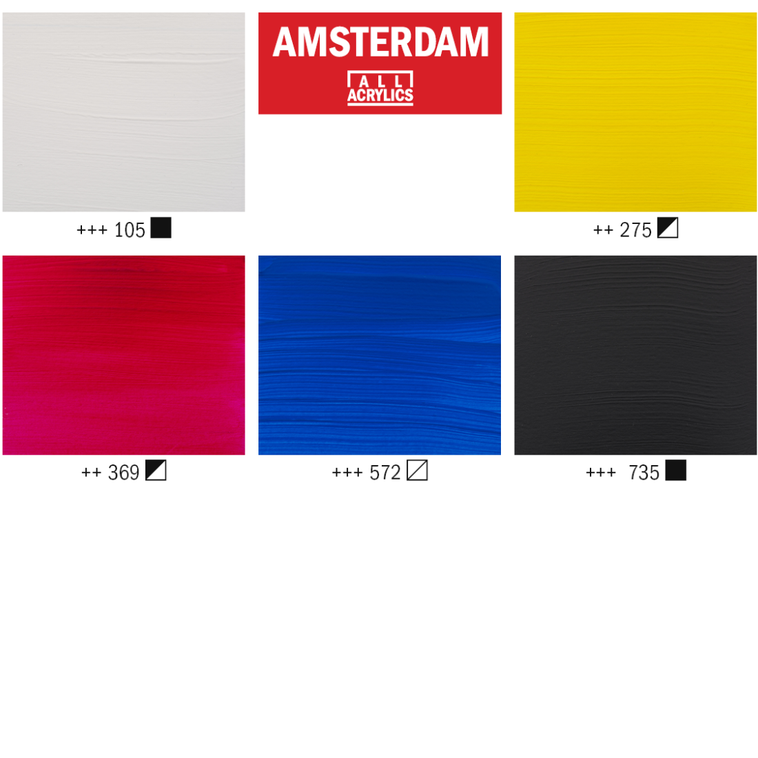 Acrílico Amsterdam 5 x 120ml