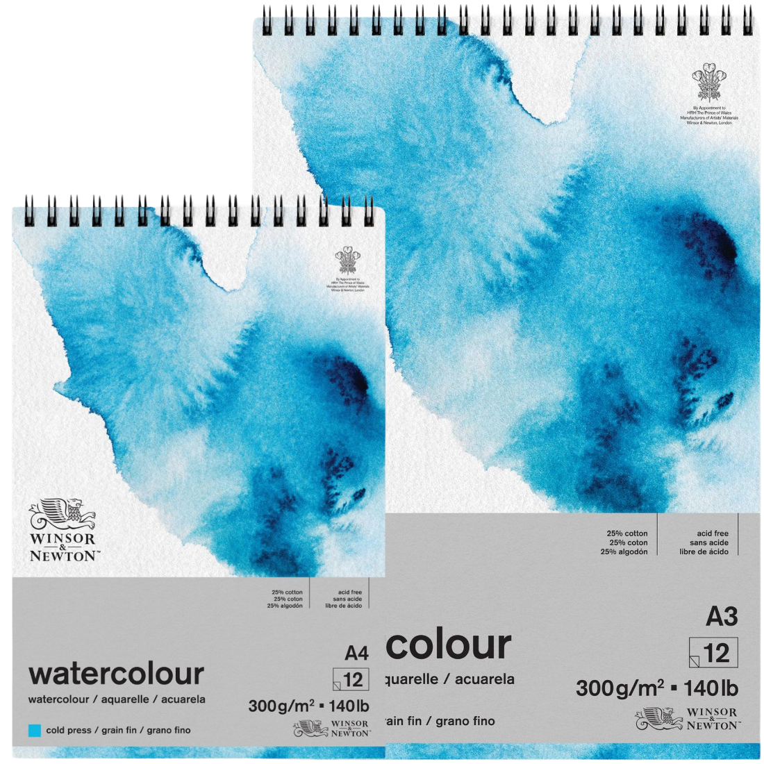 Bloco Papel Aguarela Argolas winsor & newton