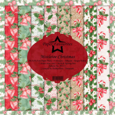 Bloco Papel Scrapbooking Mistletoe Christmas PF311