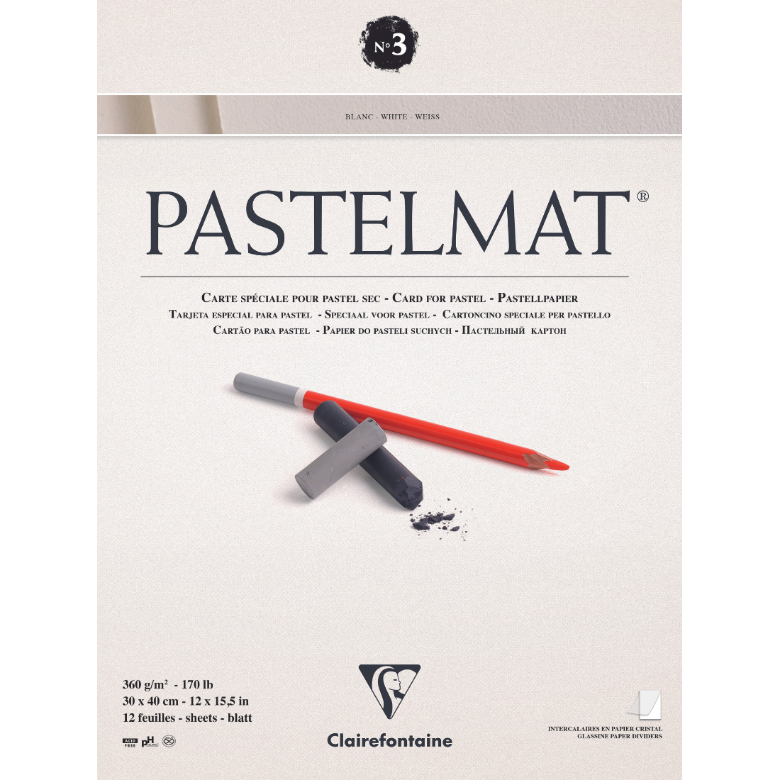 Bloco Pastelmat para Pastel Nº 3 - Provoca Arte - material de arte