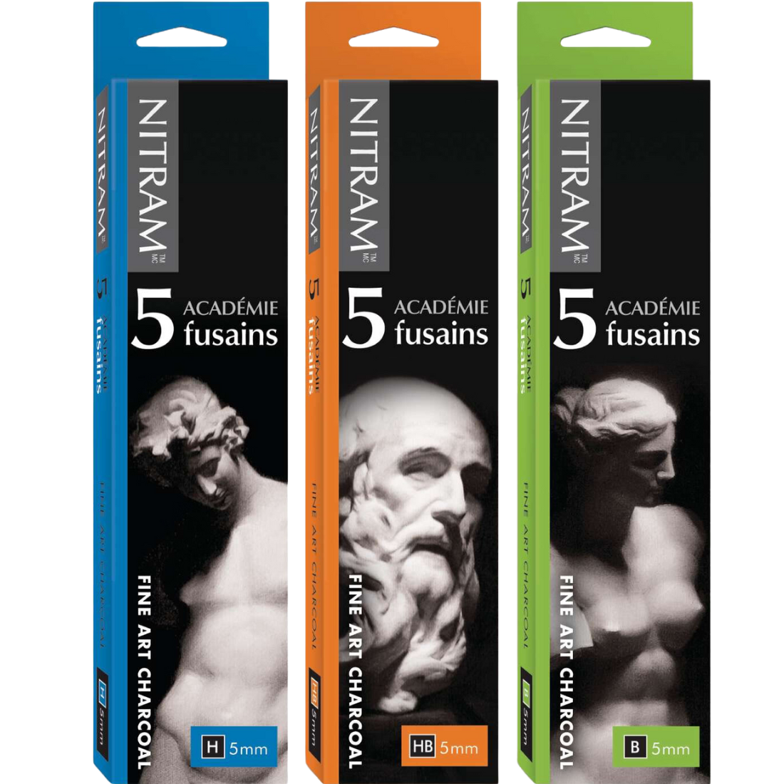 Carvão Vegetal Profissional Academia B 5mm | 5 Pcs