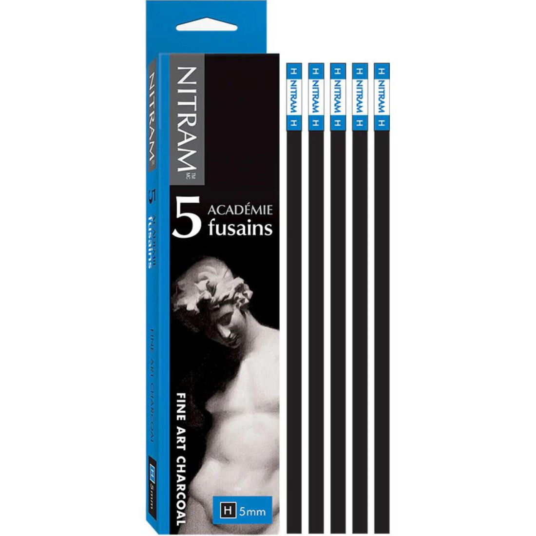 Carvão Vegetal Profissional Academia H 5mm | 5 Pcs