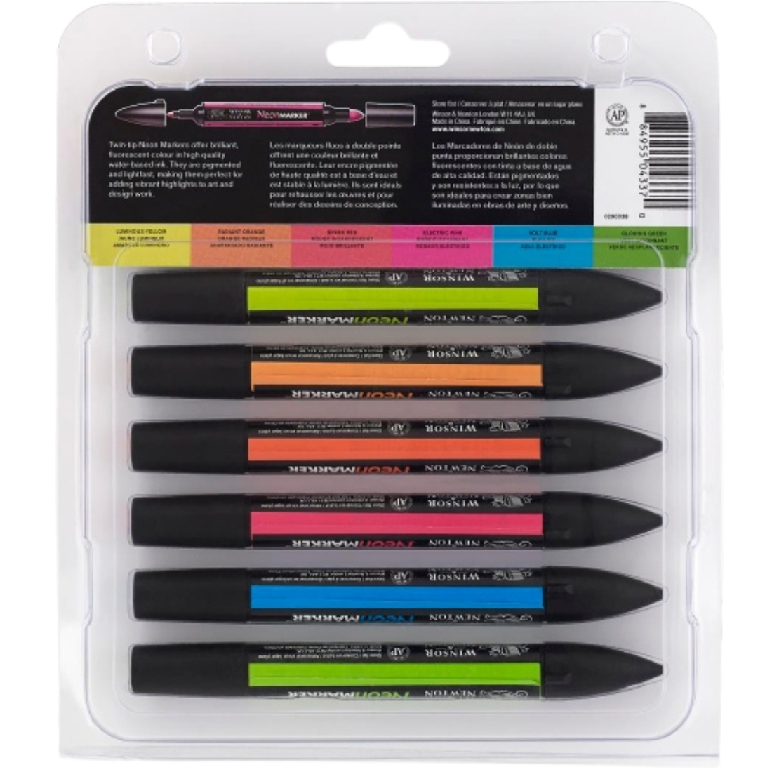 Conjunto Marcadores NeonMarker 6 UNI Winsor & Newton