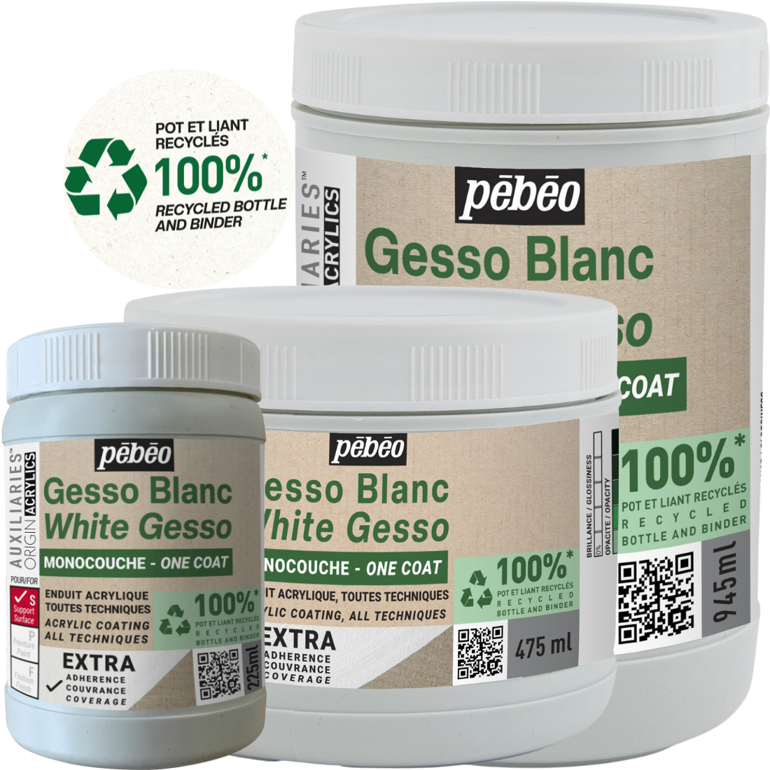 Gesso Acrílico Branco 1 Demão ORIGIN