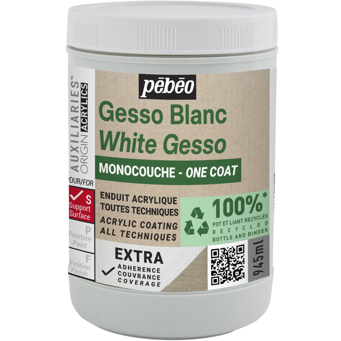 Gesso Acrílico Branco 1 Demão ORIGIN