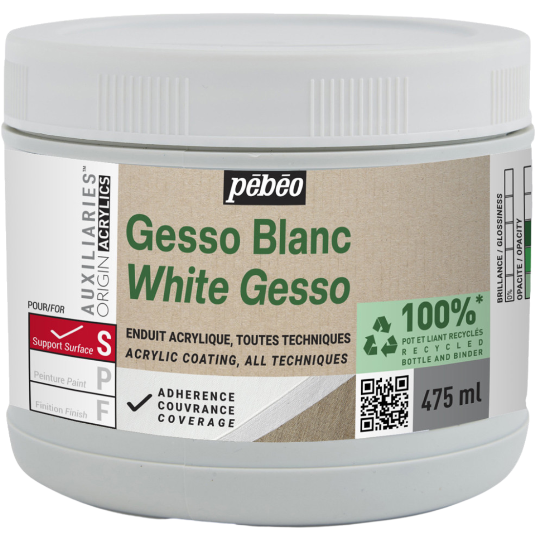 Gesso Acrílico Branco ORIGIN