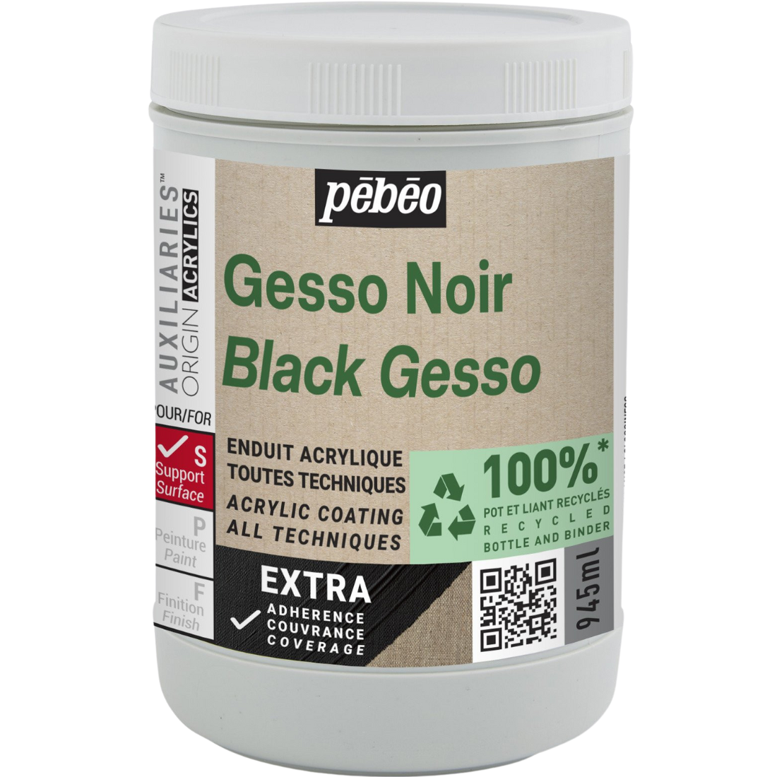 Gesso Acrílico Preto 1 Demão ORIGIN