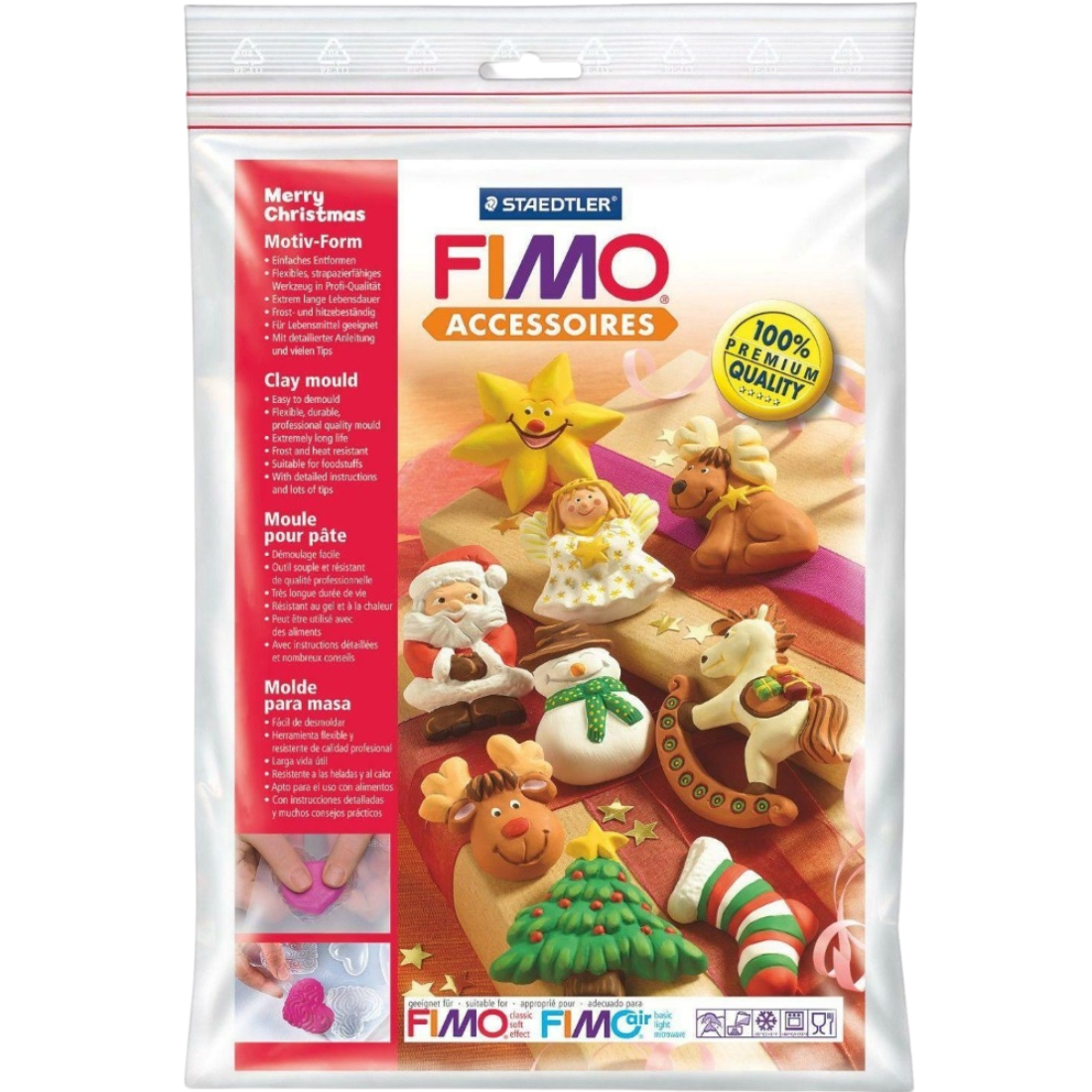 Molde FIMO Feliz Natal da STAEDTLER