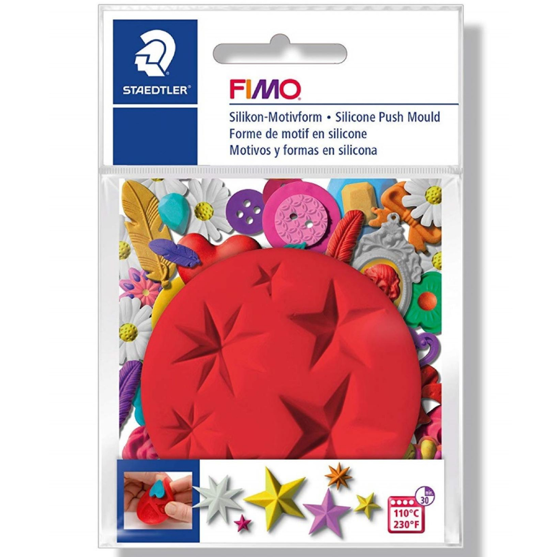 Molde Silicone FIMO Estrelas da STAEDTLER