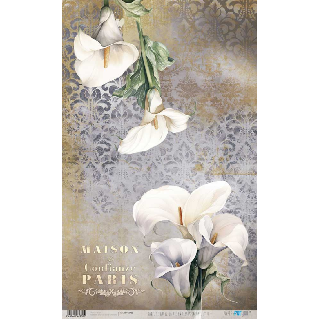 Papel Arroz La Vie Fleurs Calla Lily II PFY|12738