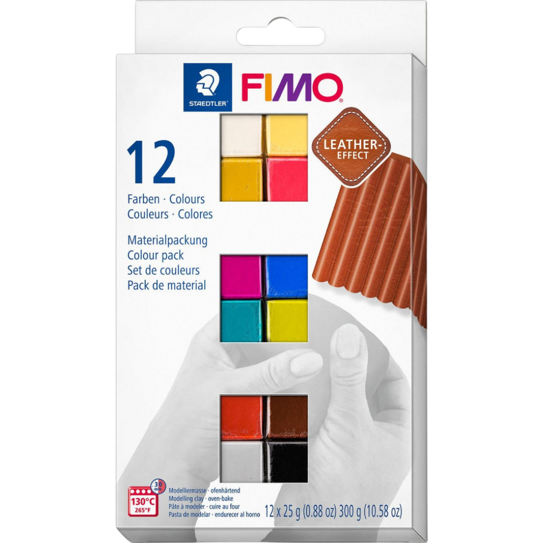 Pasta Modelar Fimo Leather Effect Couro staedtler