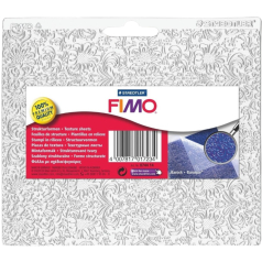 Placa Textura FIMO Motivo Barroco