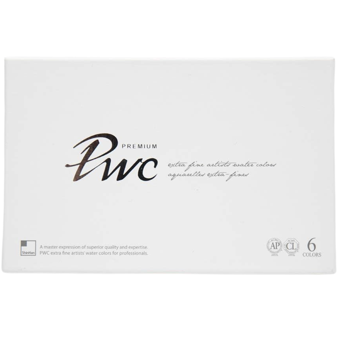 Set Aguarela Profissional Pwc Cor Básica A| 6 Pcs