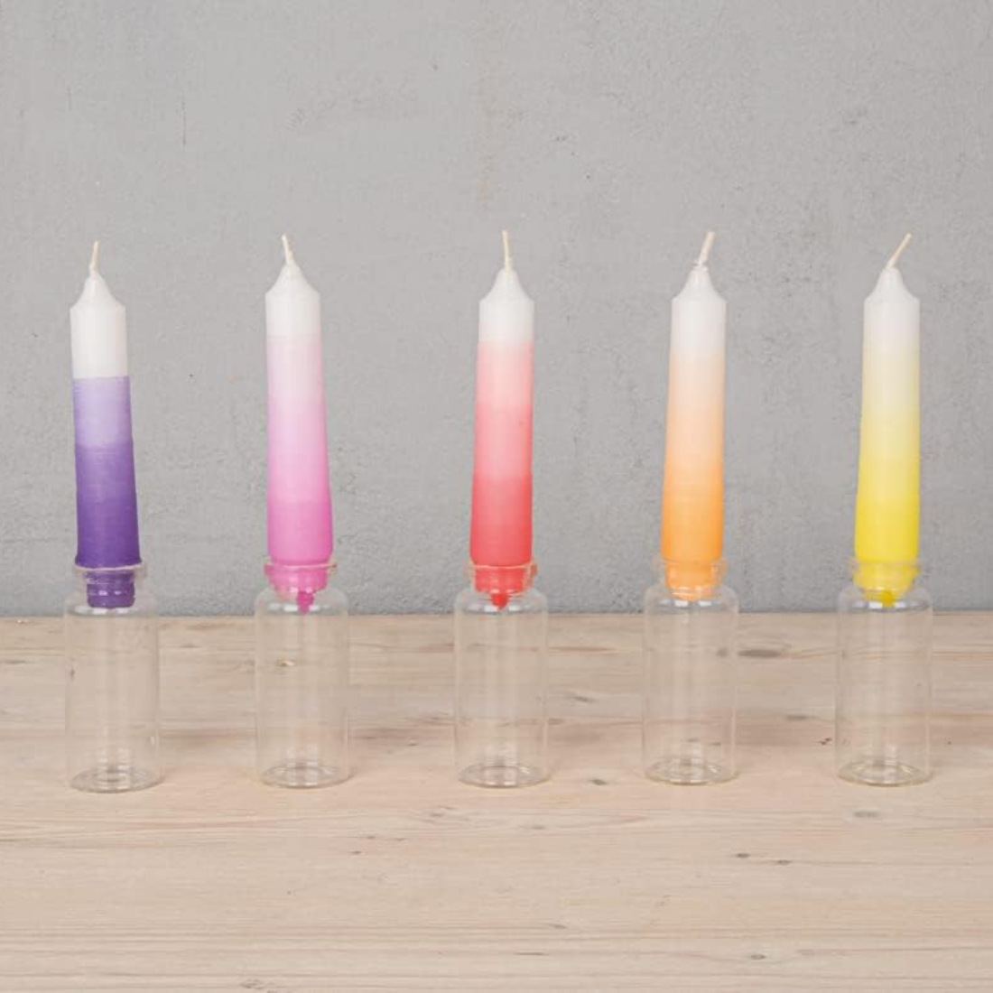 Set Pigmento Cera para Velas Arco Iris 5 Pcs